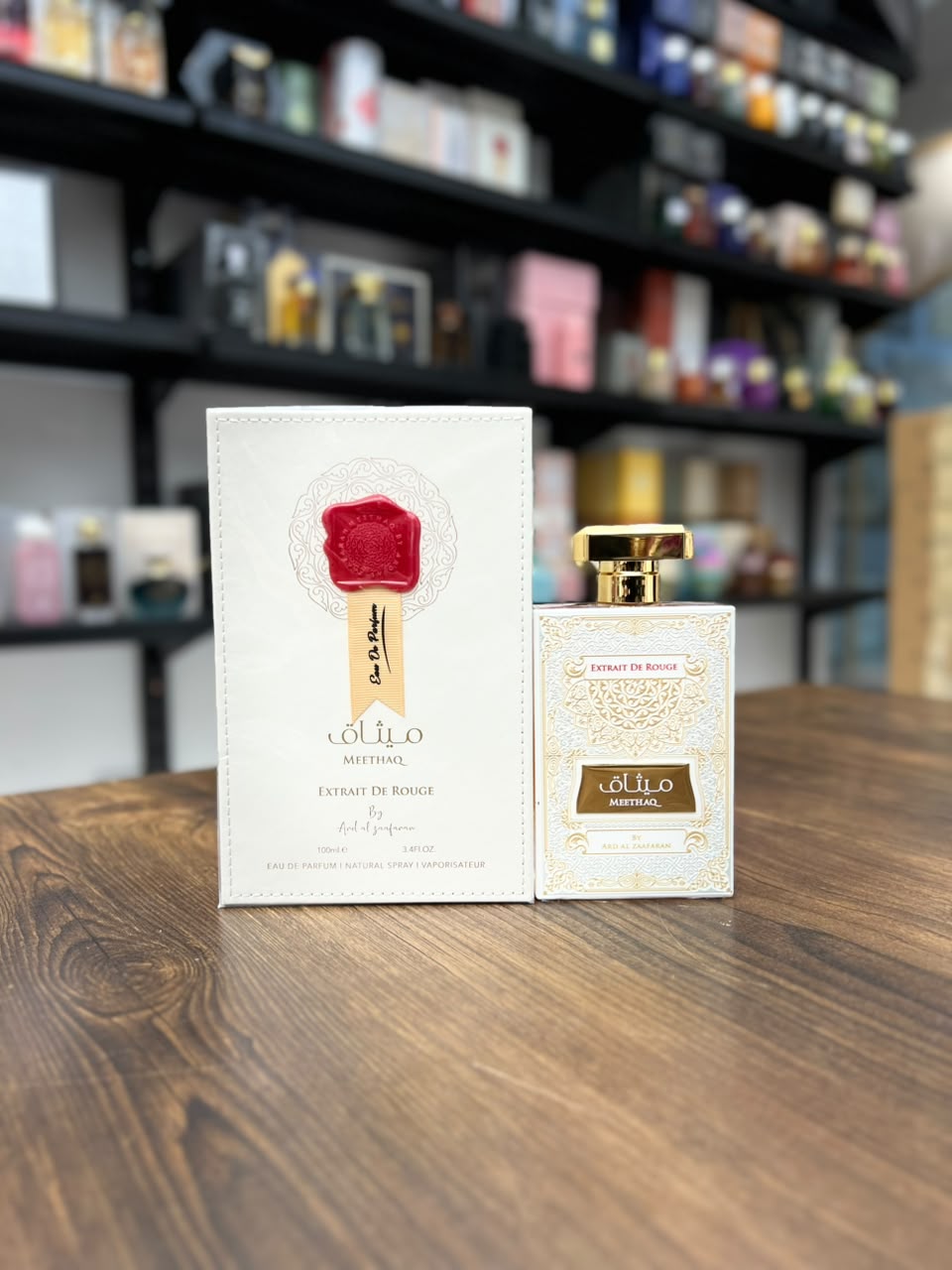 عطر زنانه ارض الزعفران میثاق اکستریت د روژ (مشابه رایحه ژان پل گوتیه گوتیه دیواین / دیواین پارفوم)